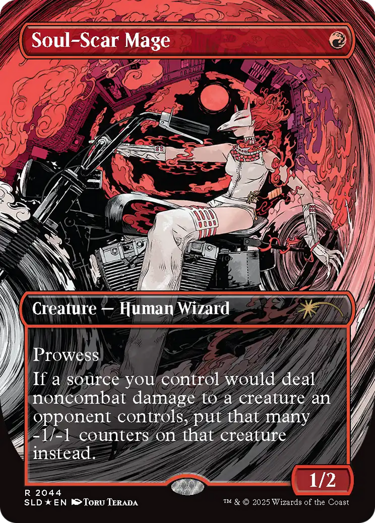Soul-Scar Mage (2044) (Raised Foil) [Secret Lair Drop Series] | Chromatic Games