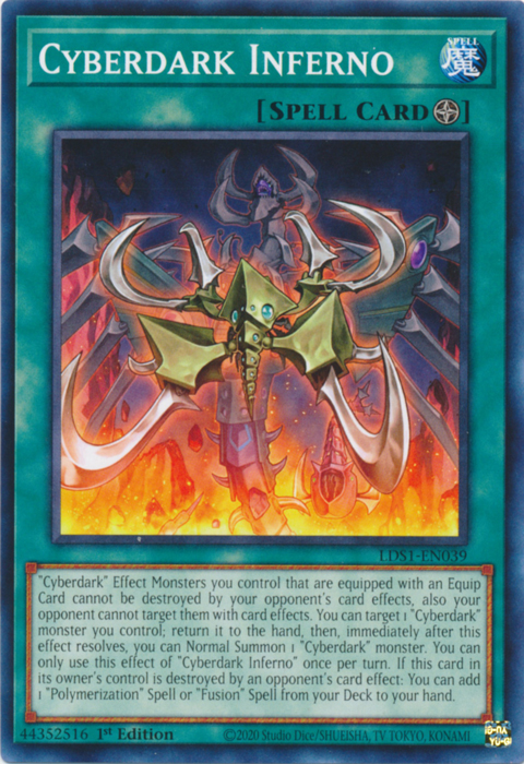Cyberdark Inferno [LDS1-EN039] Common | Chromatic Games