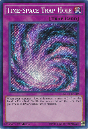 Time-Space Trap Hole [MP15-EN119] Secret Rare | Chromatic Games
