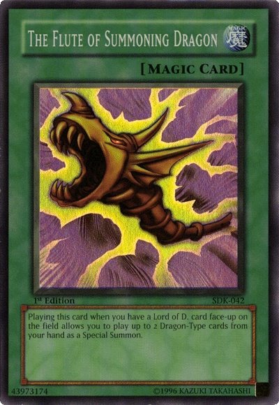 The Flute of Summoning Dragon [SDK-042] Super Rare | Chromatic Games