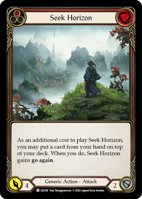 Seek Horizon (Red) [AZL018] (Outsiders Azalea Blitz Deck) | Chromatic Games