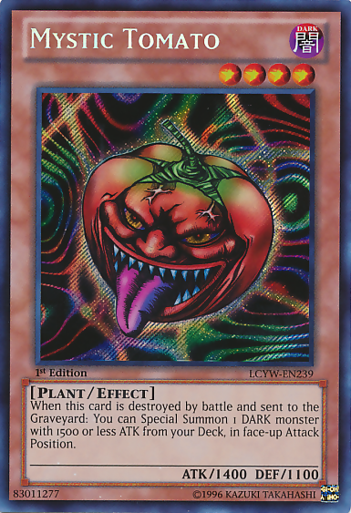 Mystic Tomato [LCYW-EN239] Secret Rare | Chromatic Games