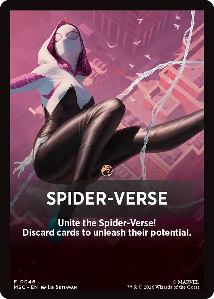 Spider-Verse Theme Card [Marvel Super Heroes Commander] | Chromatic Games
