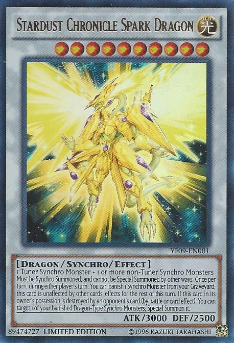 Stardust Chronicle Spark Dragon [YF09-EN001] Ultra Rare | Chromatic Games