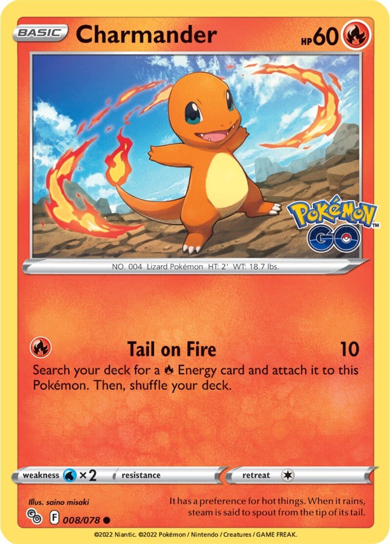 Charmander (008/078) [Pokémon GO] | Chromatic Games