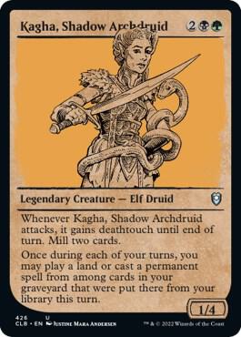 Kagha Shadow Archdruid Showcase 426 (Commander Legends: Battle for Baldur's Gate)  - Foil | Chromatic Games