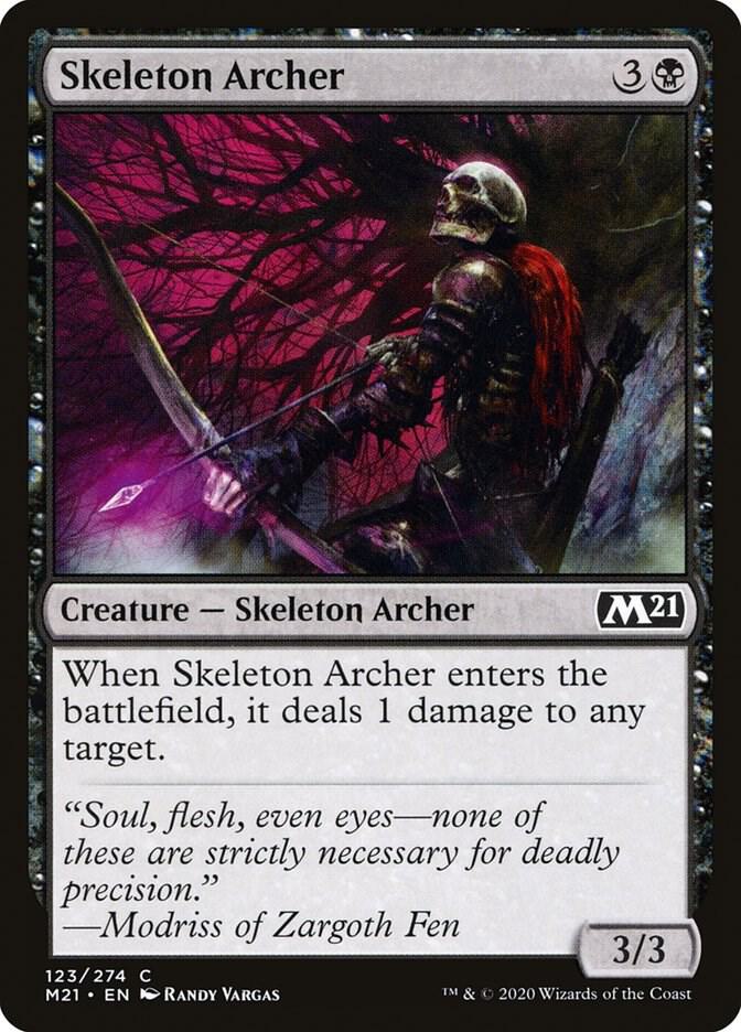 Skeleton Archer 123 (Core Set 2021)  | Chromatic Games