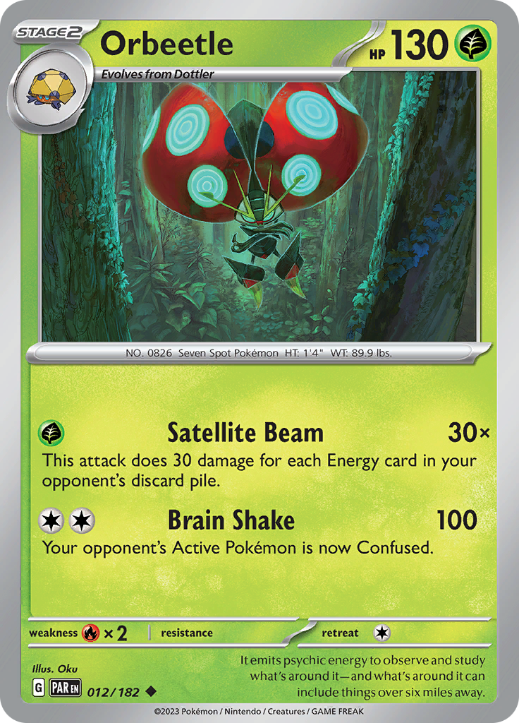 Orbeetle (012/182) [Scarlet & Violet: Paradox Rift] | Chromatic Games