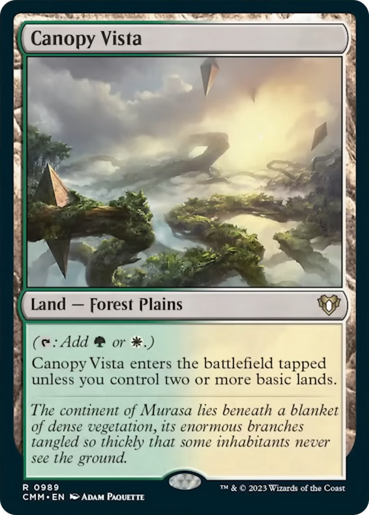 Canopy Vista [Commander Masters] | Chromatic Games