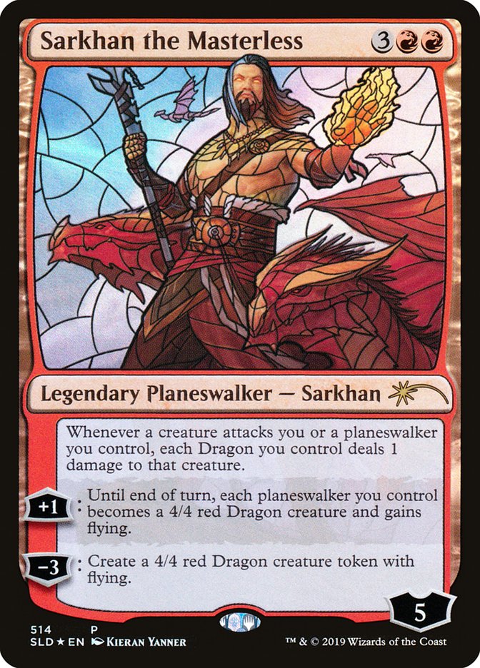 Sarkhan the Masterless (Stained Glass) [Secret Lair Drop Promos] | Chromatic Games