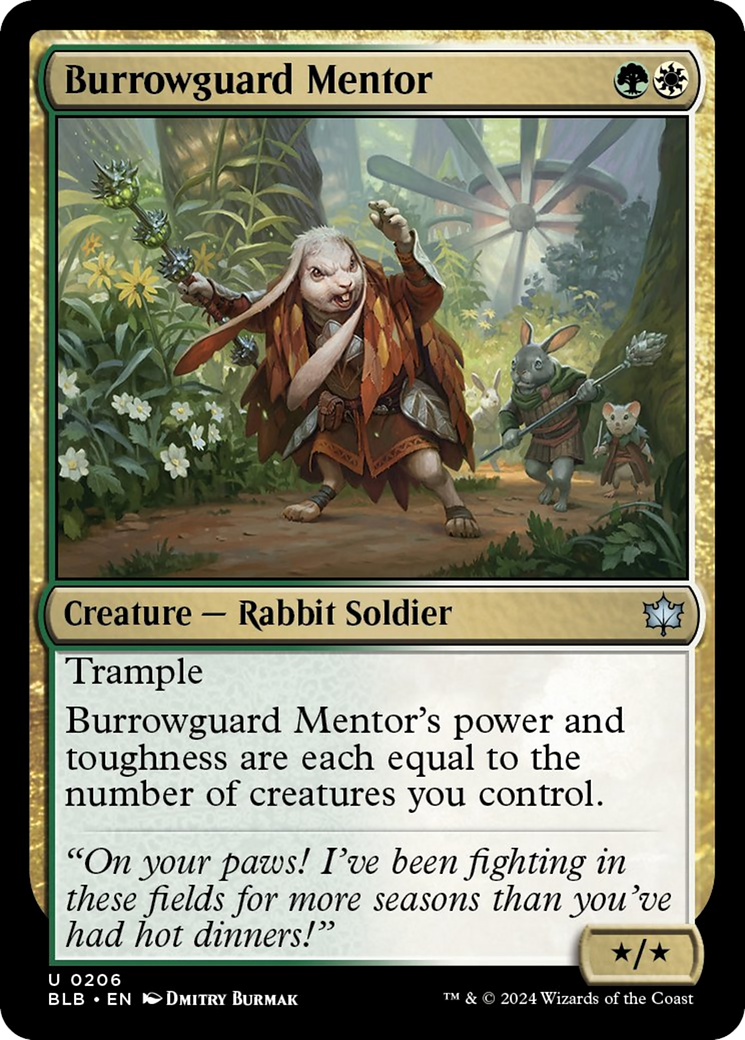 Burrowguard Mentor [Bloomburrow] | Chromatic Games