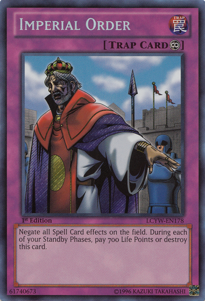 Imperial Order [LCYW-EN178] Secret Rare | Chromatic Games