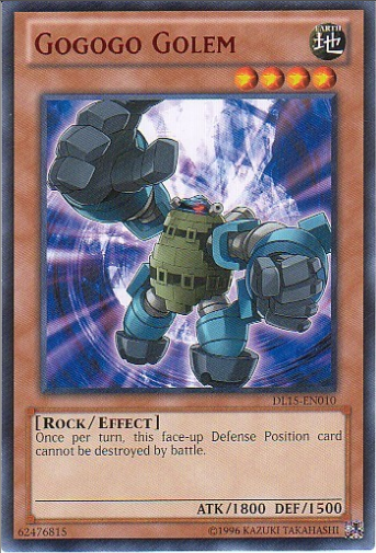 Gogogo Golem (Red) [DL15-EN010] Rare | Chromatic Games