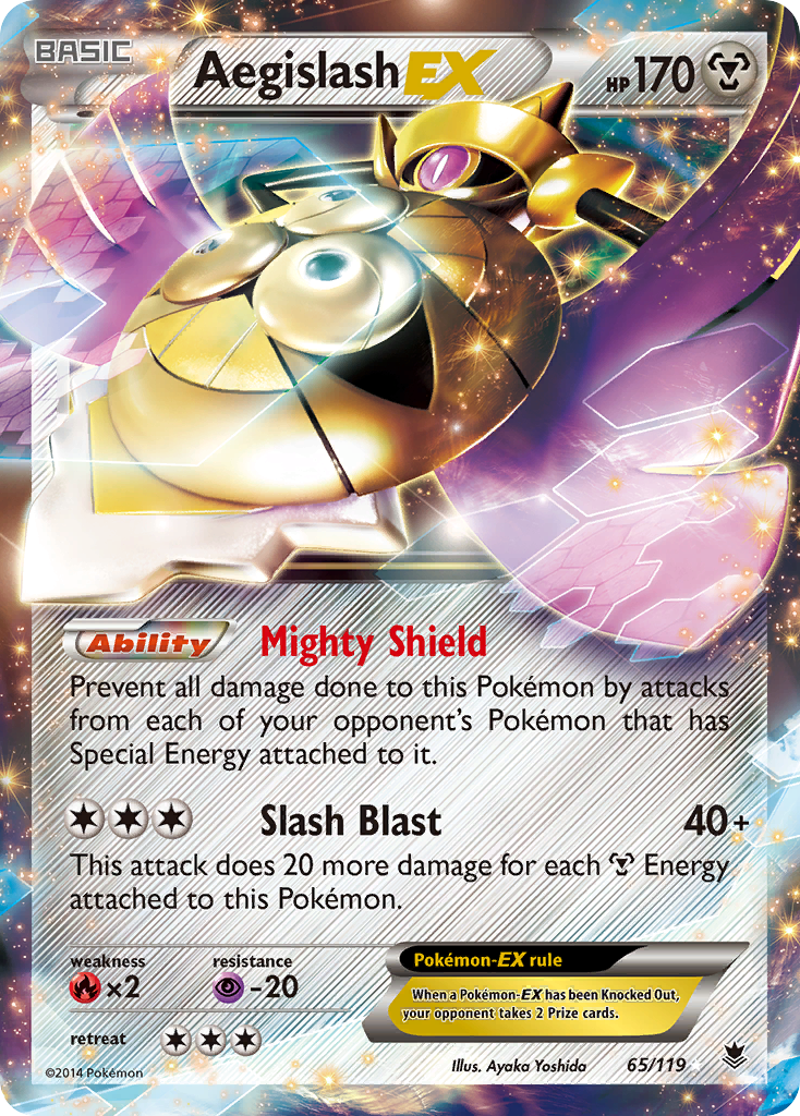 Aegislash EX (65/119) [XY: Phantom Forces] | Chromatic Games