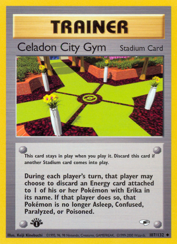 Celadon City Gym (107/132) [Gym Heroes 1st Edition] | Chromatic Games