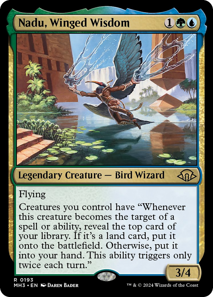 Nadu, Winged Wisdom [Modern Horizons 3] | Chromatic Games