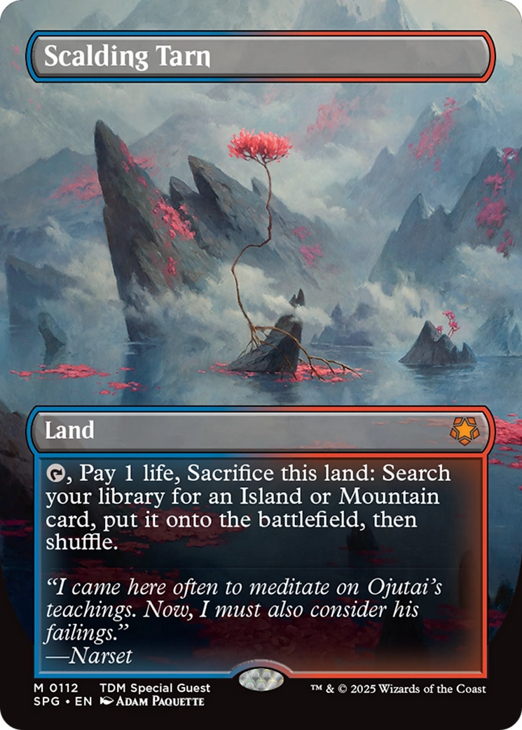 Scalding Tarn (Borderless) [Tarkir: Dragonstorm Special Guests] | Chromatic Games