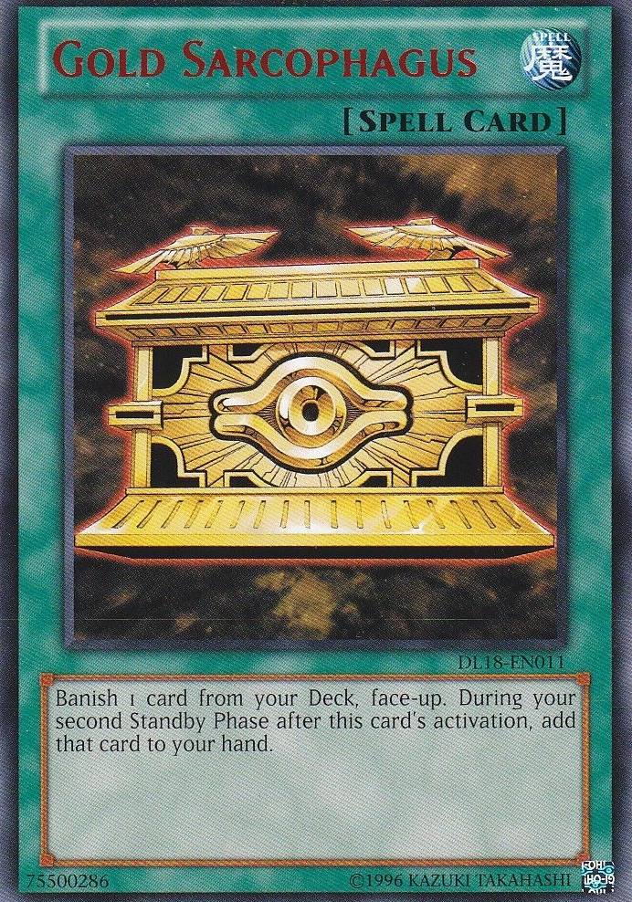 Gold Sarcophagus (Red) [DL18-EN011] Rare | Chromatic Games
