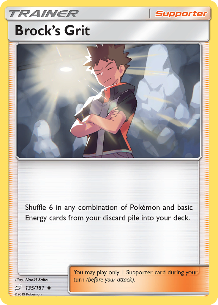 Brock's Grit (135/181) [Sun & Moon: Team Up] | Chromatic Games