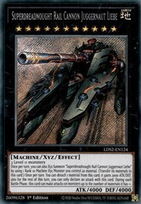 Superdreadnought Rail Cannon Juggernaut Liebe [LDS2-EN124] Secret Rare | Chromatic Games