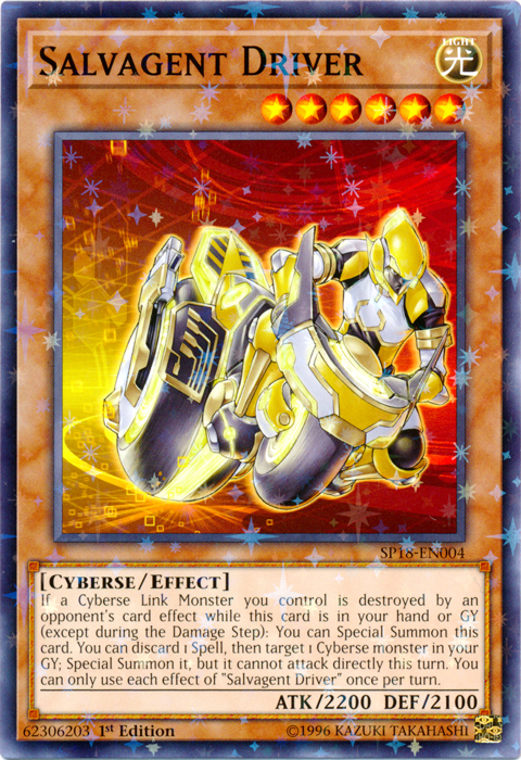 Salvagent Driver [SP18-EN004] Starfoil Rare | Chromatic Games