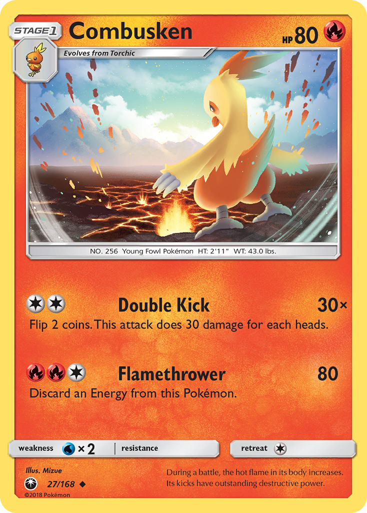 Combusken (27/168) [Sun & Moon: Celestial Storm] | Chromatic Games