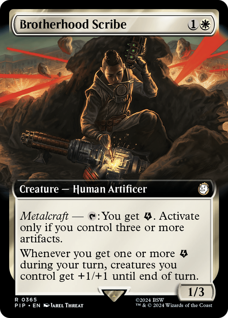 Brotherhood Scribe (Extended Art) [Fallout] | Chromatic Games