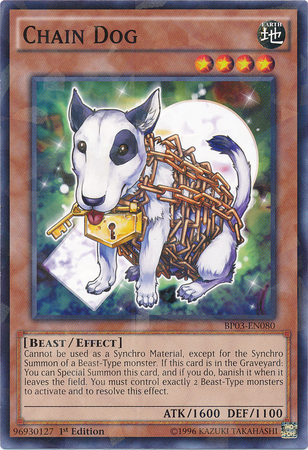 Chain Dog [BP03-EN080] Shatterfoil Rare | Chromatic Games
