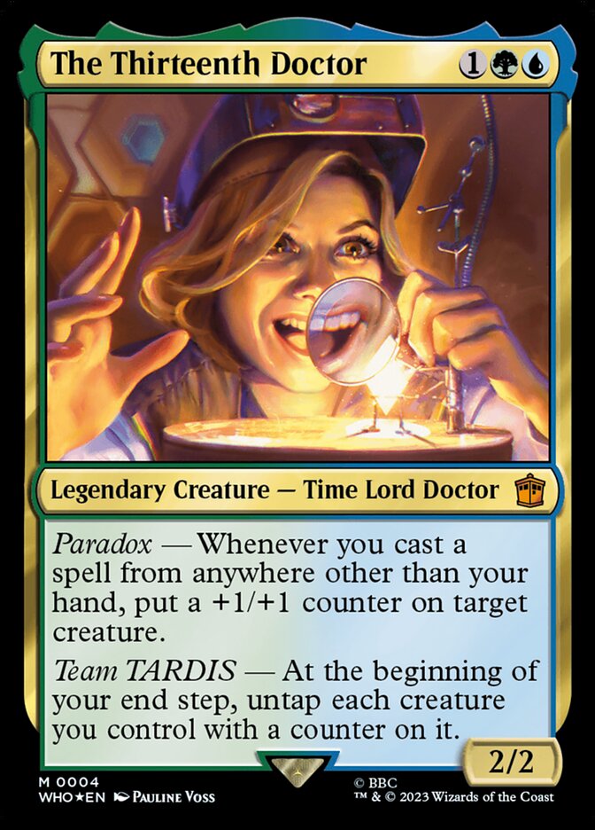 The Thirteenth Doctor 4 (Universes Beyond: Doctor Who)  - Foil | Chromatic Games