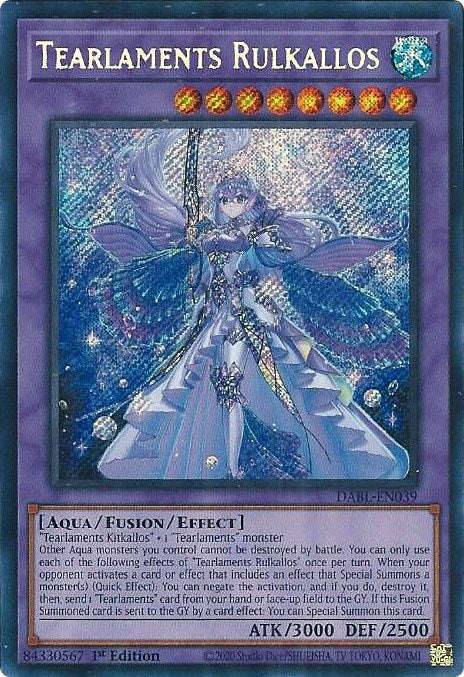 Tearlaments Rulkallos [DABL-EN039] Secret Rare | Chromatic Games