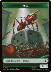 Insect // Clue Double-Sided Token [Marvel Super Heroes Tokens] | Chromatic Games