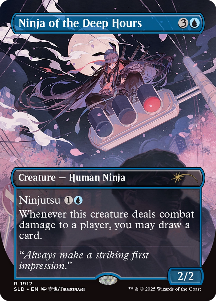 Ninja of the Deep Hours (Rainbow Foil) [Secret Lair Drop Series] | Chromatic Games