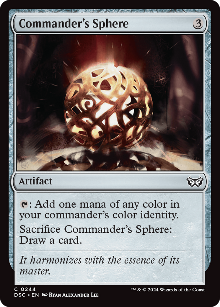 Commander's Sphere [Duskmourn: House of Horror Commander] | Chromatic Games