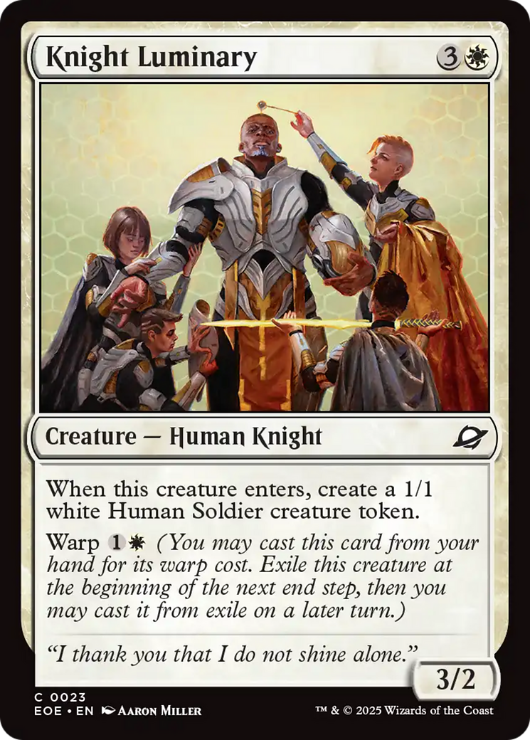 Knight Luminary [Edge of Eternities] | Chromatic Games