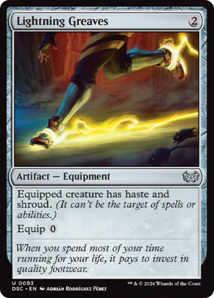 Lightning Greaves [Duskmourn: House of Horror Commander] | Chromatic Games