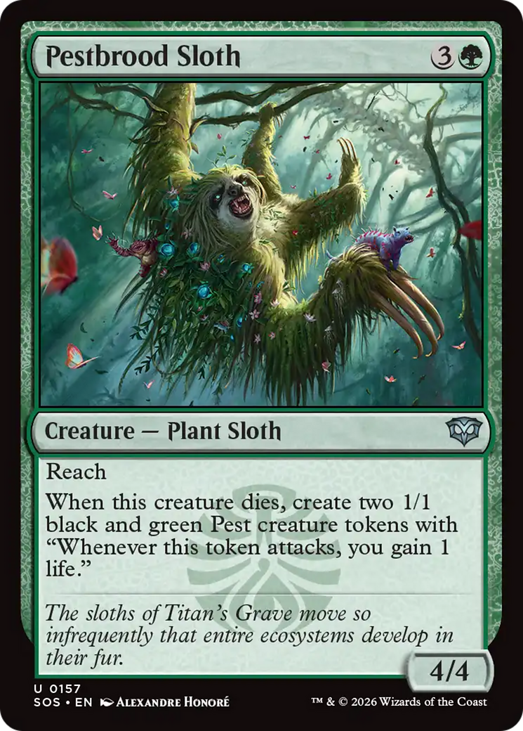 Pestbrood Sloth [Secrets of Strixhaven] | Chromatic Games
