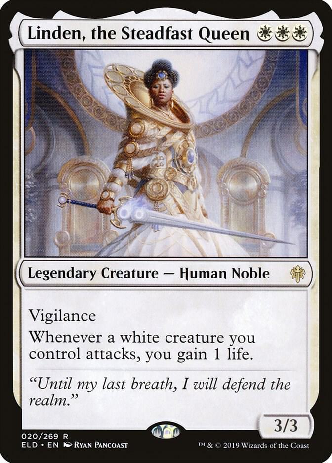 Linden, the Steadfast Queen 20/269 (Throne of Eldraine)  | Chromatic Games