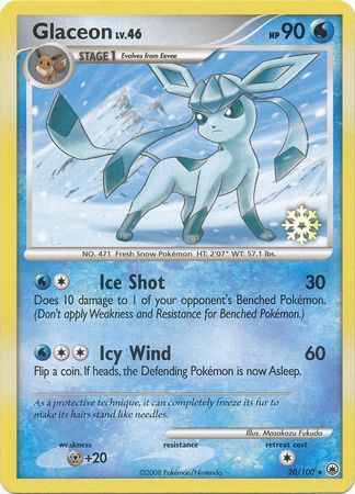 Glaceon (20/100) [Countdown Calendar Promos] | Chromatic Games