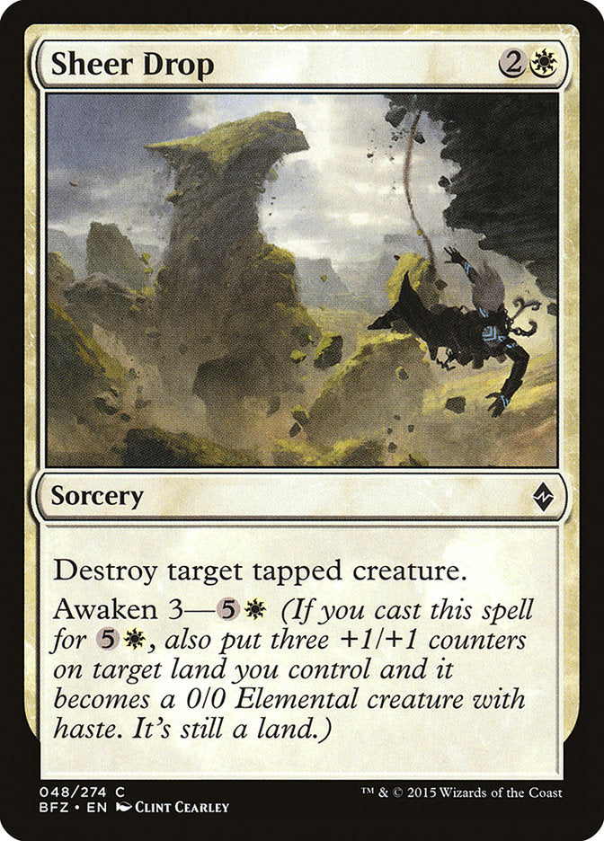Sheer Drop 48/274 (Battle for Zendikar)  | Chromatic Games
