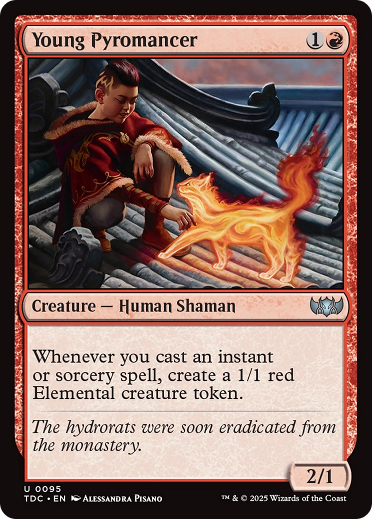 Young Pyromancer [Tarkir: Dragonstorm Commander] | Chromatic Games