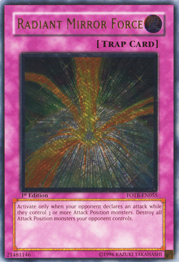 Radiant Mirror Force [FOTB-EN055] Ultimate Rare | Chromatic Games