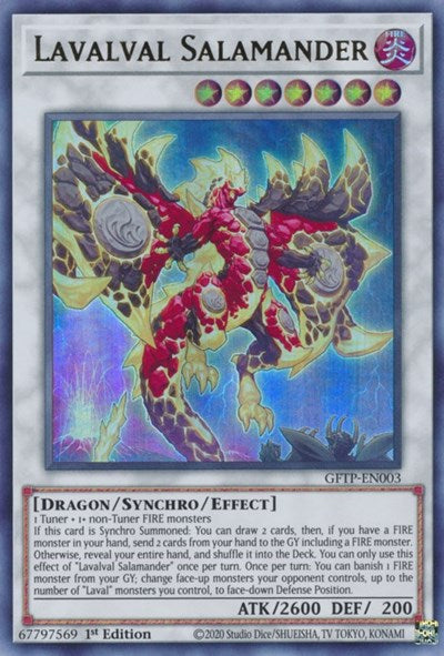 Lavalval Salamander [GFTP-EN003] Ultra Rare | Chromatic Games