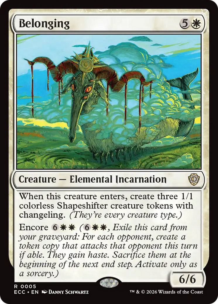 Belonging [Lorwyn Eclipsed Commander] | Chromatic Games