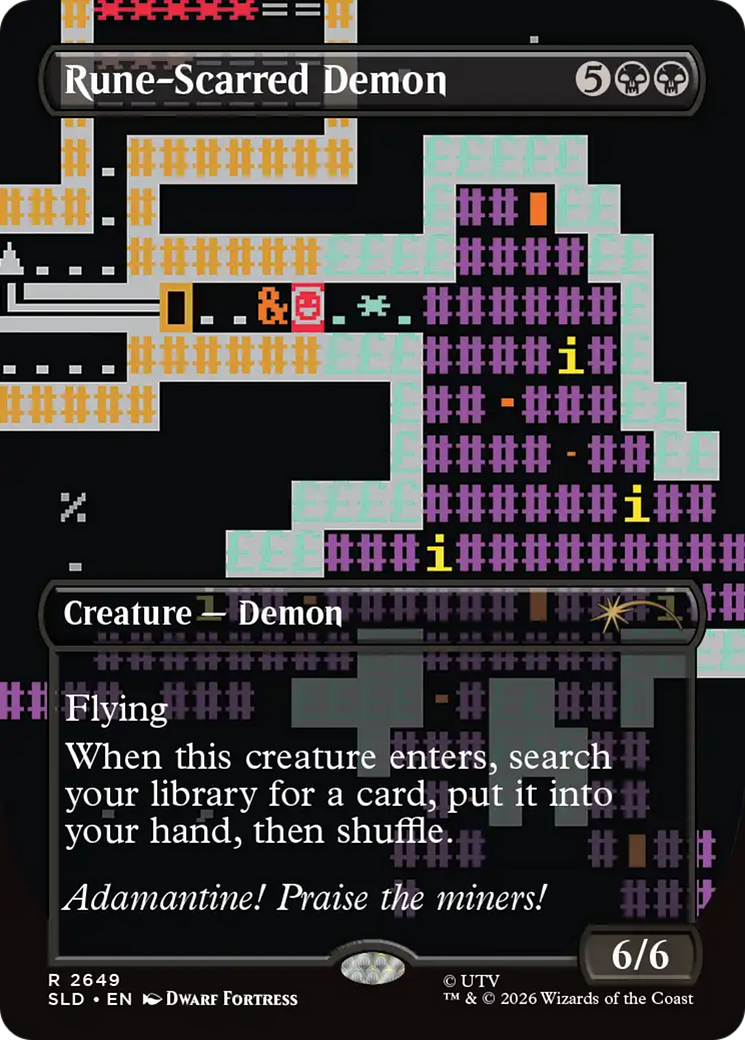 Rune-Scarred Demon [Secret Lair Drop Series] | Chromatic Games