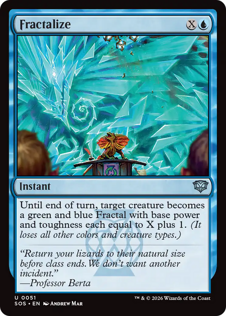 Fractalize [Secrets of Strixhaven] | Chromatic Games