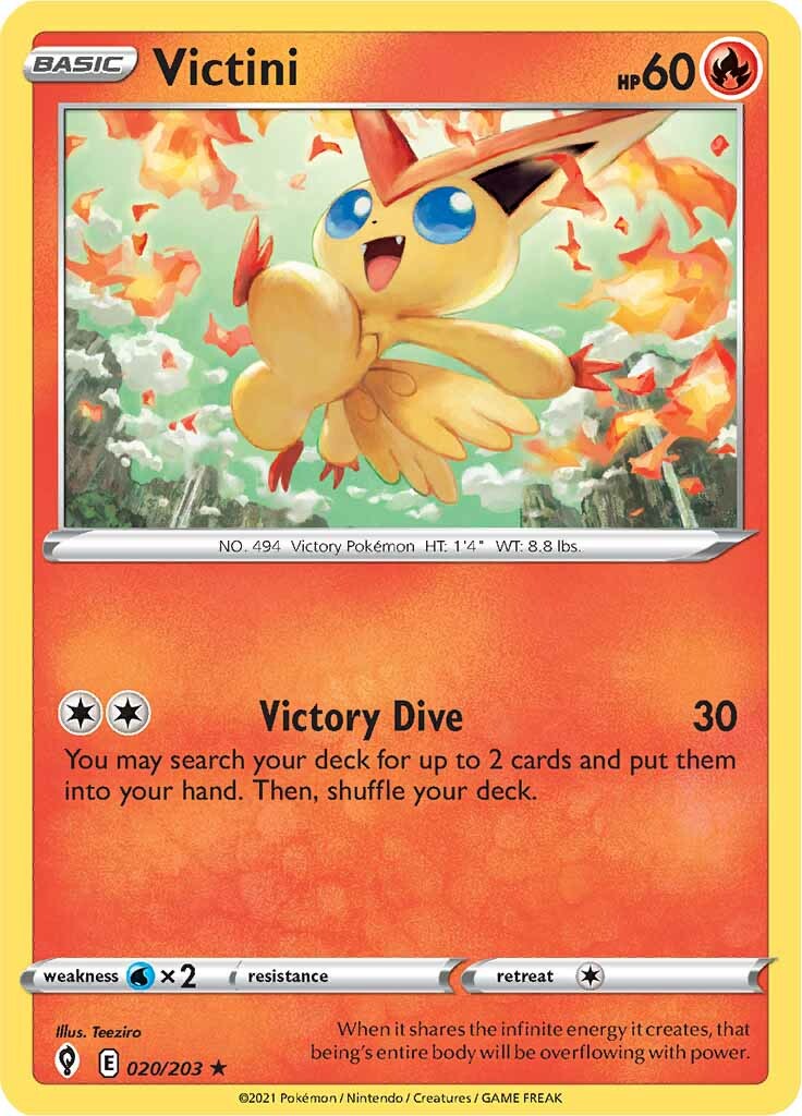 Victini (020/203) [Sword & Shield: Evolving Skies] | Chromatic Games