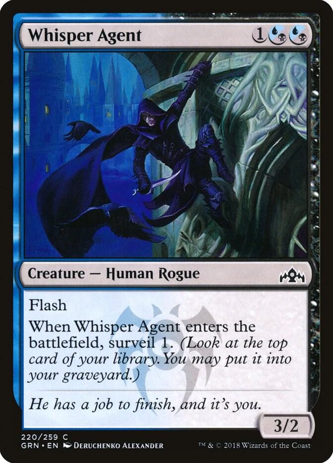 Whisper Agent 220 (Guilds of Ravnica)  | Chromatic Games