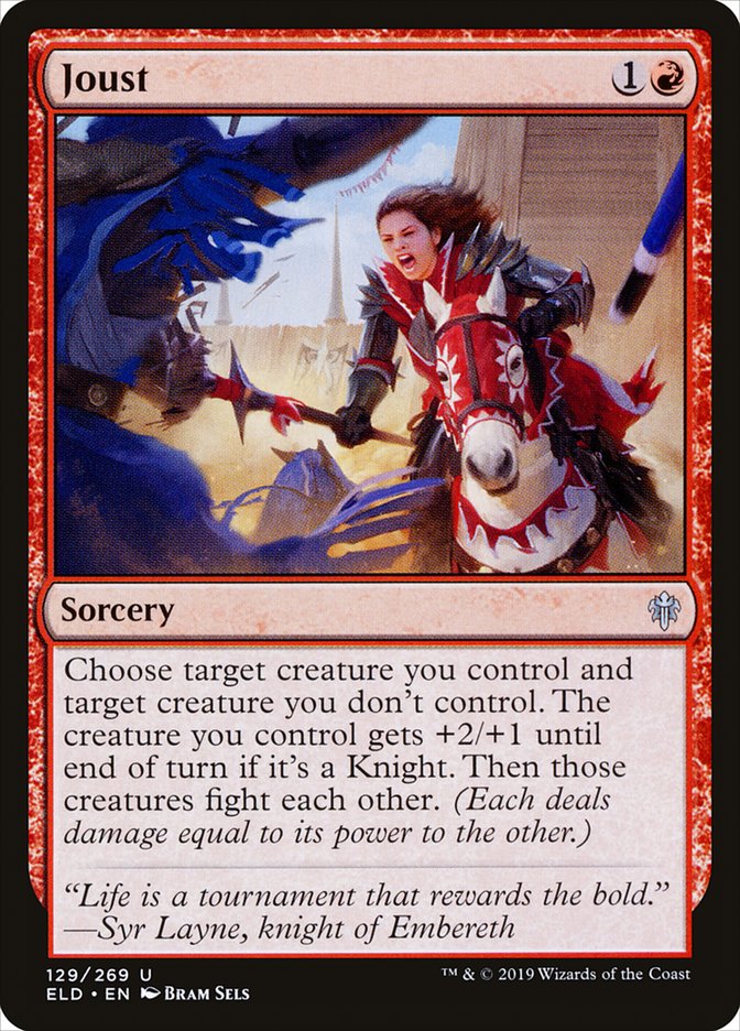 Joust 129/269 (Throne of Eldraine)  - Foil | Chromatic Games