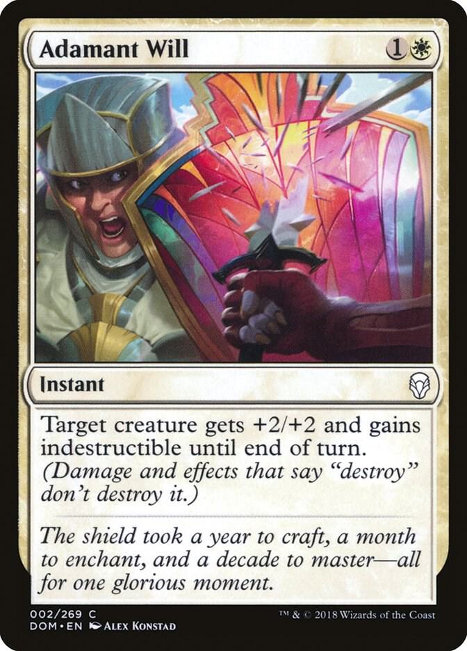 Adamant Will 2 (Dominaria)  | Chromatic Games