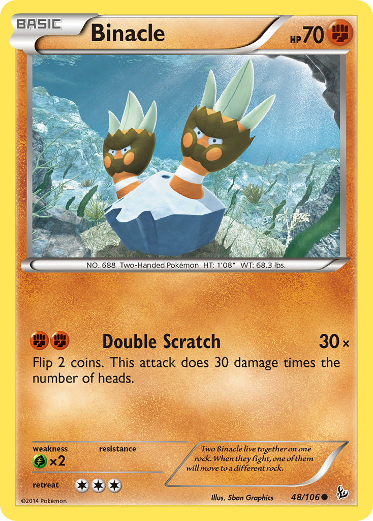 Binacle (48/106) [XY: Flashfire] | Chromatic Games